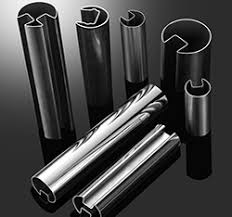 Rectangular Aluminium Stainless Steel Slotted Pipes, Color : Black, Brown, Silver