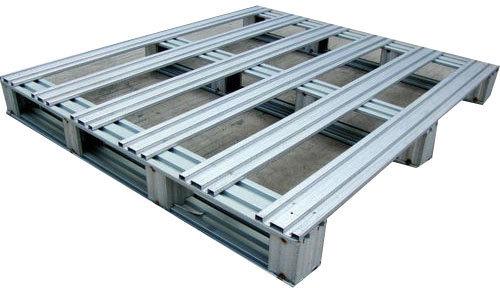 Mild Steel Pallets, for Automobiles, Construction Industry, Warehouse, Width : 100-200mm, 200-300mm