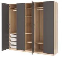 Non Polished Aluminum Wardrobe, for Home Use, Industrial Use, Office Use, Size : 5x3Ft, 6x4ft, 6x5ft