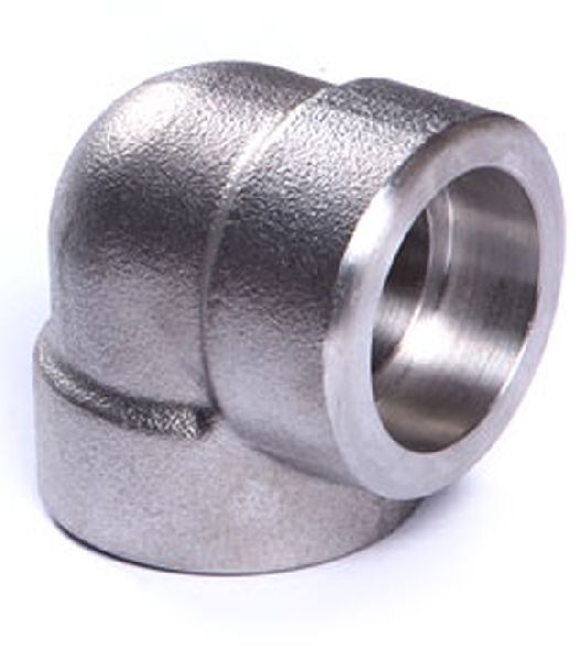 Polished NICKEL 200 SOCKETWELD ELBOW, for Gas Fitting, Industrial Fitting, Water Fitting, Connection : Welded