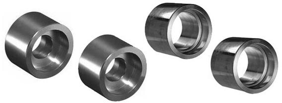 Polished TITANIUM THREADED COUPLING, for Industrial, Size : 1/2Inch, 1inch, 2Inch