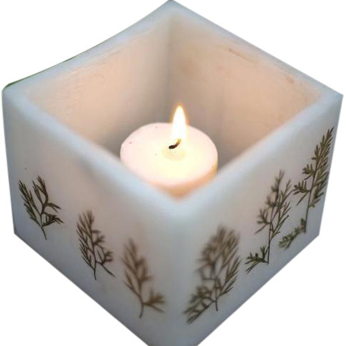 Hollow Wax Candle, Pattern : Printed