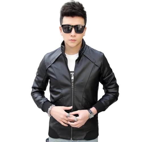 Mens Leather Jackets, Pattern : Plain, INR 2,175 / Piece by REVOIR ...