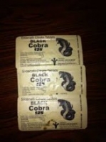 Black Cobra 125mg Sildenafil Citrate Tablets /Strip