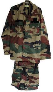 Checked Cotton Army Uniform, Gender : Female, Male