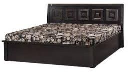 Non Polished Plywood  Double Bed, Shape :  Rectangular