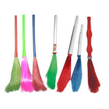 HDPE Bamboo Stick floor brooms, for Cleaning, Feature : Flexible, Height Wide, Long Lasting, Premium Quality