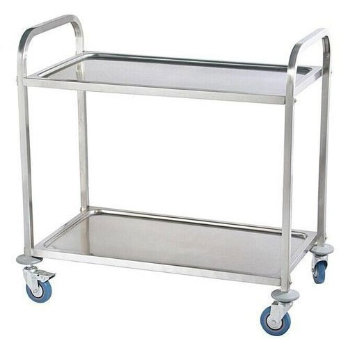 Stainless Steel Non Polished Kitchen Trolley, for Putting Utensils, Feature : Anti Corrosive, Durable