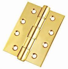 Polished Brass Hinges, for Cabinet, Doors, Window, Length : 3inch, 4inch