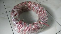 PTFE Copper Twin Twisted Wire, for Heating, Lighting, Color : Black, Grey