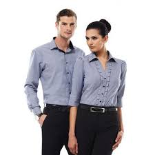 Check Cotton corporate uniform, Size : L, S, XL, XXL, XXXL