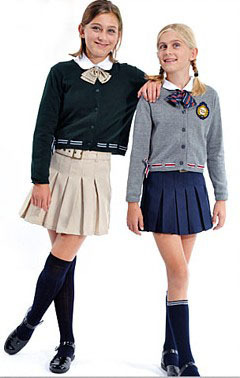 Girls School Uniforms, Technics : Handloom, Size : XL at Rs 325 / Set ...