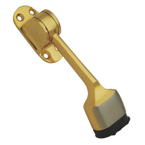 Polished Brass Door Stopper, Color : Golden