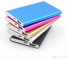 Rectangular Power Bank, for Charging Phone, Color : Black, Blue, Creamy, Red, White
