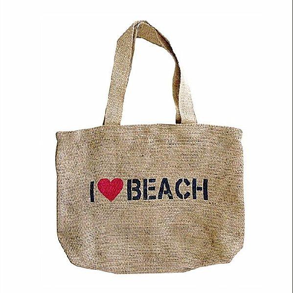 Printed Jute Beach Bag, Size : Multisizes