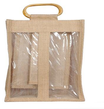 Jute wine bag, for Gifting, Size : Multisize