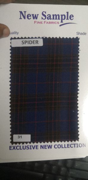 Tweed Fabrics, for Blazer, Jacket Coat Making, Pattern : Checked