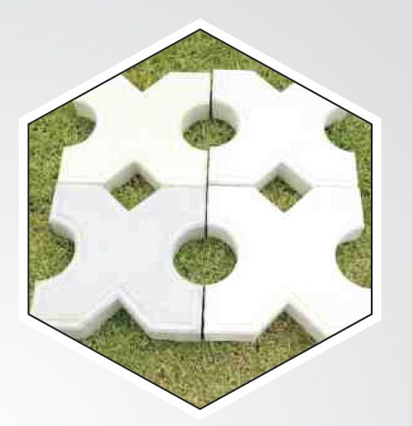 Cement Grass Paver Blocks, for Flooring, Pattern : Plain
