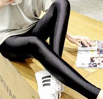 Plain Glossey Shimmer Leggings, Size: XL and XXL at Rs 120 in New Delhi