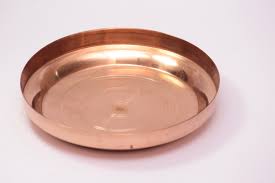 Non Polished Pooja Thali, Feature : Attractive Pattern, Durable, Fine Finished, Hard Structure, Rust Proof