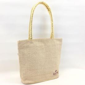 Plain Jute Crosia Tote Bag, Strap Type : Double Handle