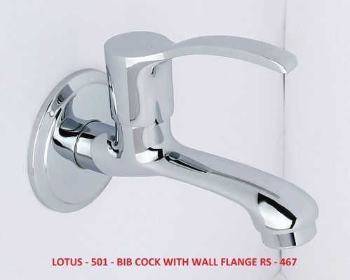 Lotus-501 Bib Cock Long Body with Wall Flange