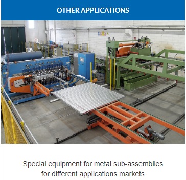 Special Equipment for metal sub-assemblies for different use