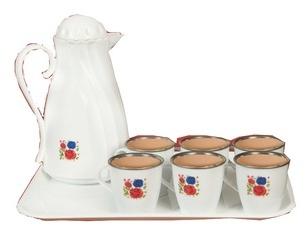 Santoor Tea Set, Color : Multiple