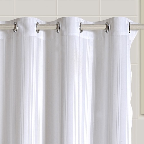 Bathroom Shower Curtain, Color : White