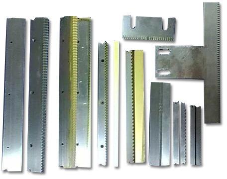 pouch cutting blades