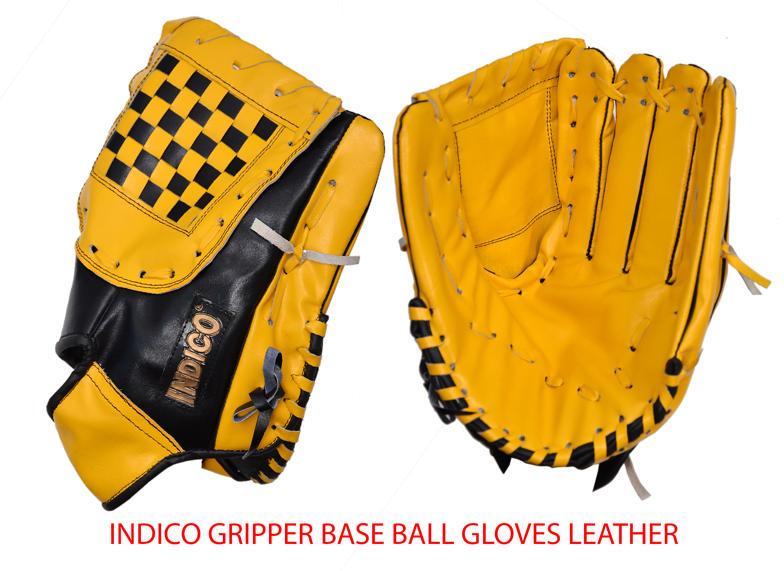 Indico Gripper Base Ball Gloves, Feature : Easy To Wear, Soft Texture