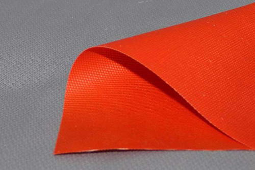 PVC COATED FIBERGLASS FABRIC, Color : Orange
