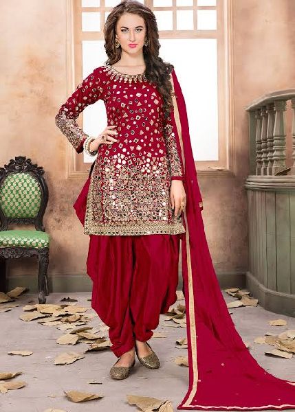 Stitched Designer Suit Salwar, Size : M, XL, XXL, Occasion : Party Wear ...