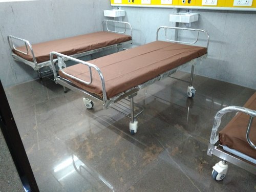 Hospital Semi Fowler Bed, Size : 206L x 90W x 60H cms