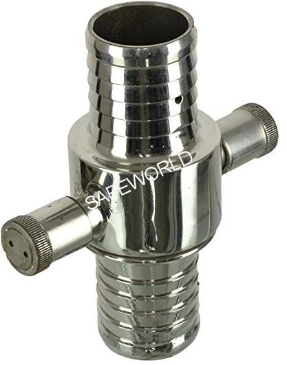 Stainless Steel Fire Hose Delivery Coupling, Color : Silver