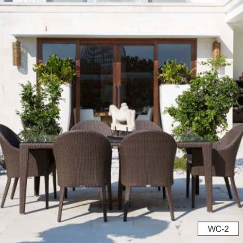 F-Studia Rattan Outdoor Furniture, for Commercial, Color : Brown