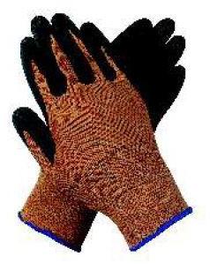 Latex coated glove, Size : Medium, Large