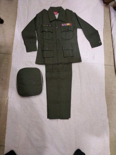 Plain Kids Military Uniform, Feature : Comfortable, Impeccable Finish