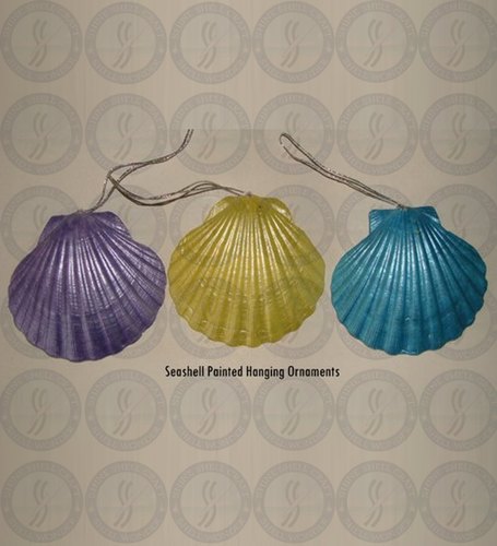 Seashell Painted Hanging Ornaments, Color : Multi-color