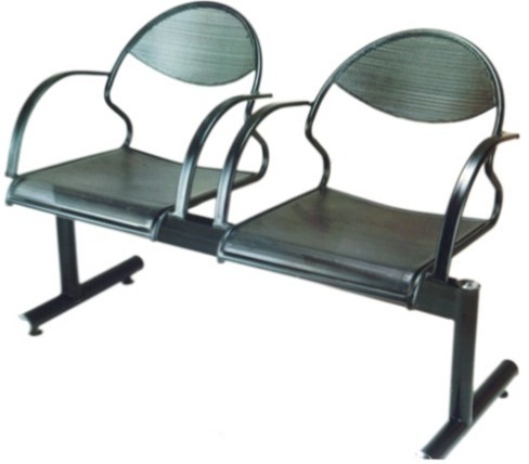 Ergomaxx Polished Waiting Chairs, For Office, Hospital, Color : Black