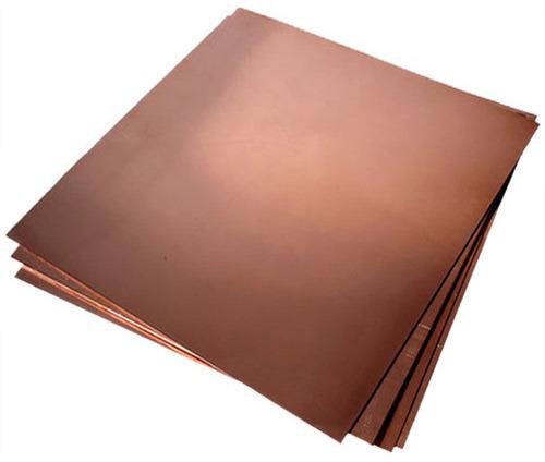 Copper Plates, for Manufacturing pins, Rivets, Gasket, Nuts, Conduits, Barometer spring, Screen, Radiator parts etc