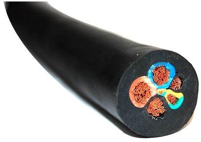 Black Rubber Cables, Voltage : 2500 V