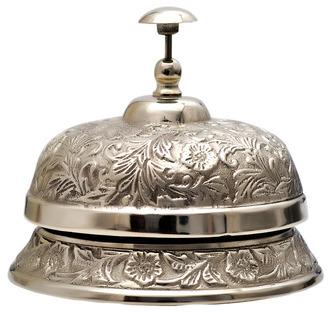 Metal Brass Bell, Color : silver