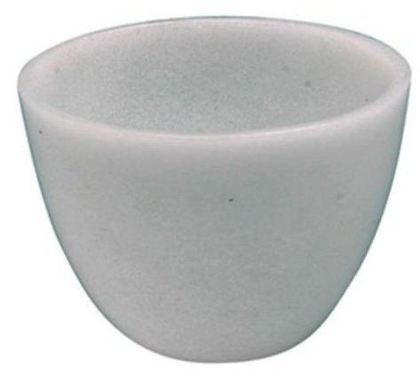 Toughened Glass Silica Crucible, for Chemical Laboratory, Color : White