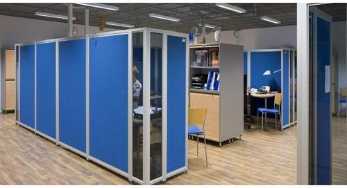 Polished MDF Movable Aluminium Partitions