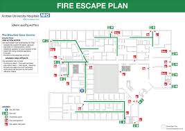 Fire Escape Route Map Signs, Shape : Square