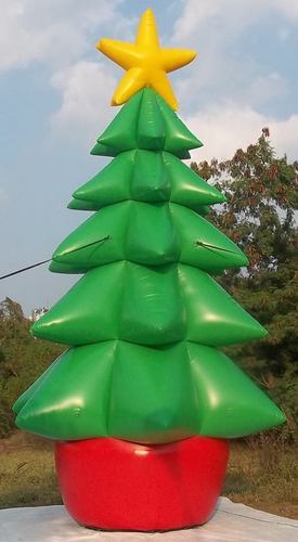 PVC Decoratives Christmas Trees, Color : Red Green