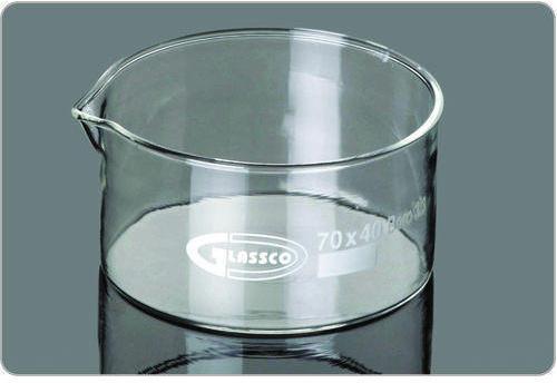Glassco Glass Crystallizing Transparent Dishes, Shape : Round