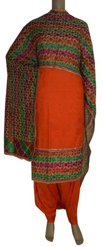 Phulkari Suits by Saffron Fashion, phulkari suits, INR 2,200 / Piece ...