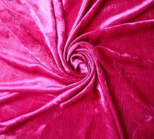 Velvet Fabric, Color : Red, Blue, pink